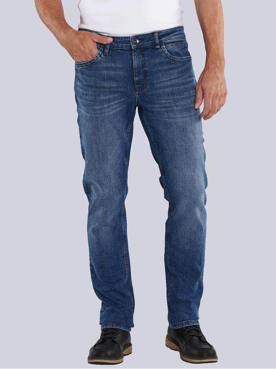engbers Herren Super-Stretch-Jeans slim fit Blau 35407