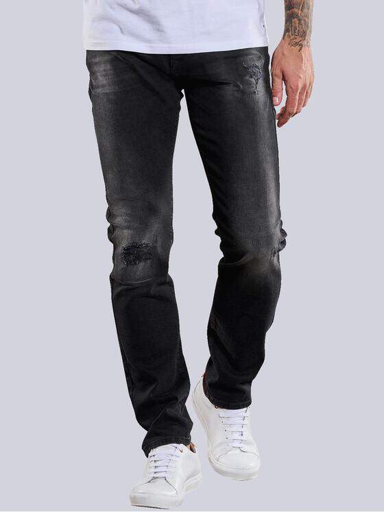 emilio adani Herren Jeans Slim Fit Super-Stretch Grau 33702