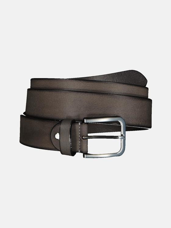 engbers Herren Ledergürtel basic Grau 34931