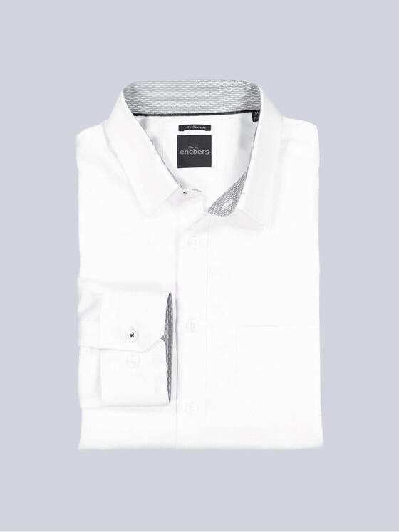 engbers Herren Langarm-Hemd "My Favorite" Reinweiss 35450