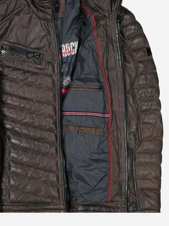 engbers Herren Lederjacke regular Braun 37423