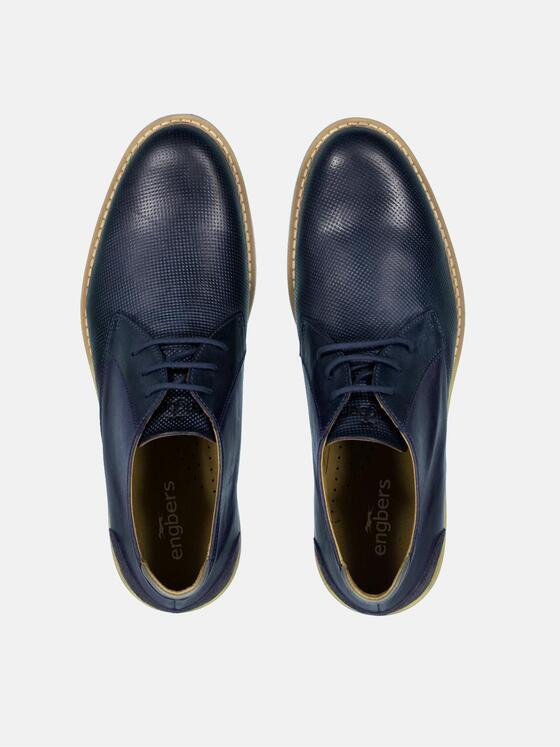 engbers Herren Boots aus Leder Blau 34420