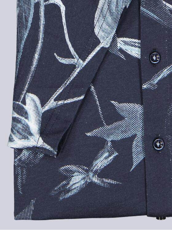 engbers Herren Kurzarm-Hemd gemustert Marineblau 39243