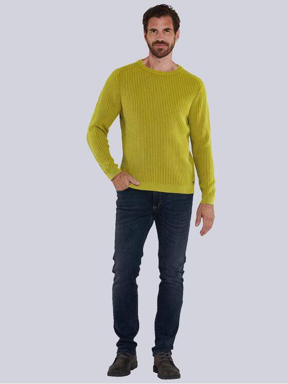 engbers Herren Pullover uni Hellgelb 36091