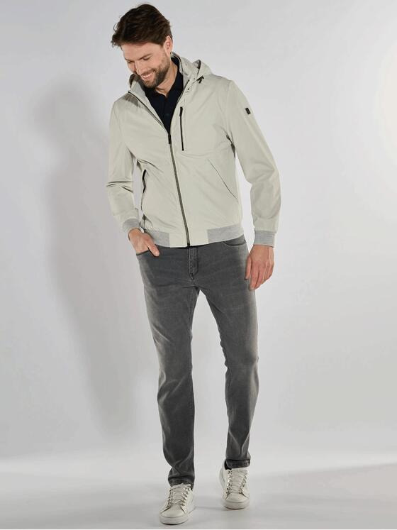 ENGBERS GERMANY Herren Blouson-Jacke mit Funktionsdetails Hellgrau 36509