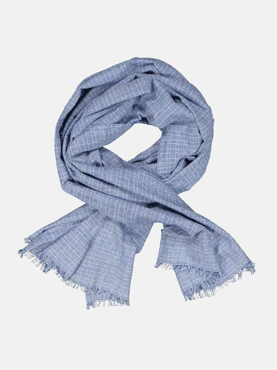 engbers Herren Schal gemustert Indigoblau 34694