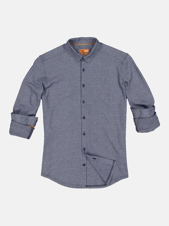emilio adani Herren Hemd uni Grau 33657