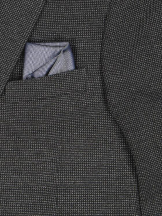 engbers Herren Einstecktuch strukturiert Blau 36766