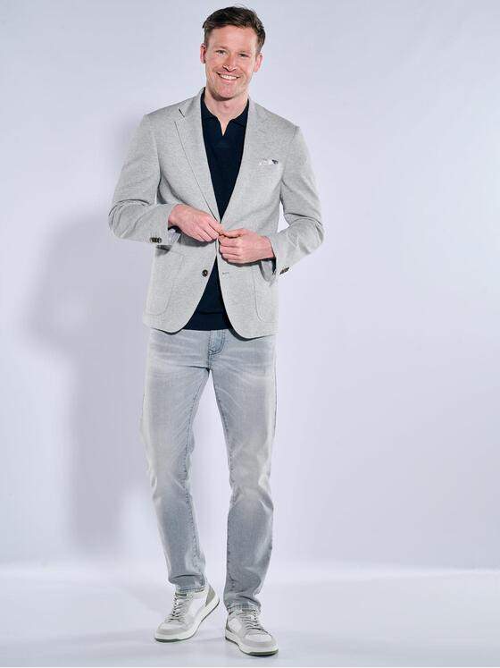 engbers Herren Freizeit-Sakko strukturiert Silbergrau 38870