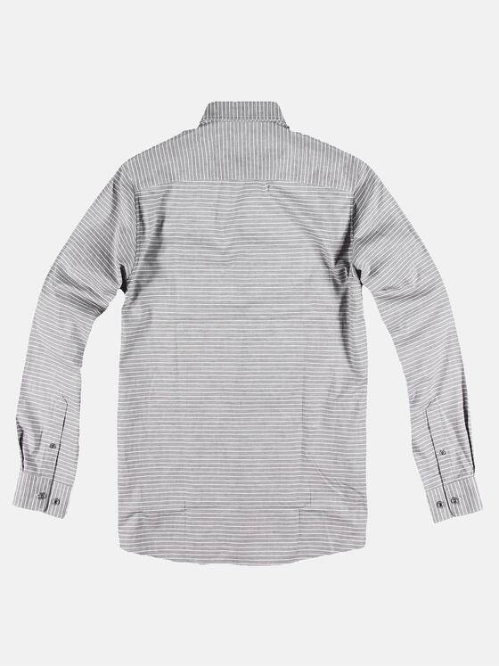 engbers Herren Hemd im Streifendesign Grau 31273