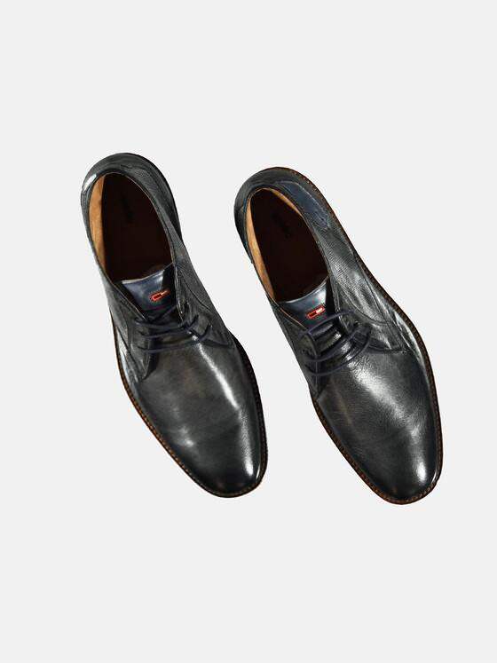 emilio adani Herren Stiefelette aus softem Rindsleder Blau 29108
