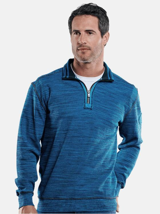 engbers Herren Sportives Sweatshirt mit Badge Royalblau 29231