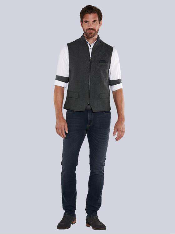 engbers Herren Sakko-Weste slim fit Grau 35492