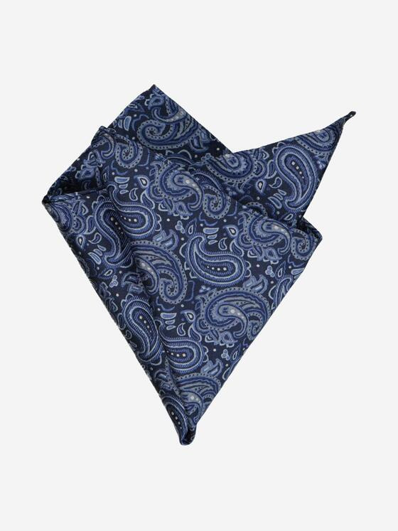 engbers Herren Einstecktuch gemustert Blau 37688