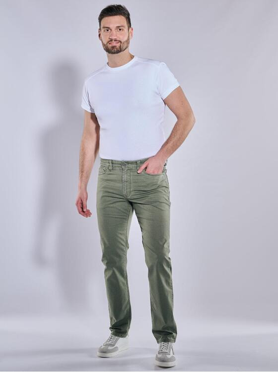 engbers Herren 5-Pocket-Hose regular Grün 36612