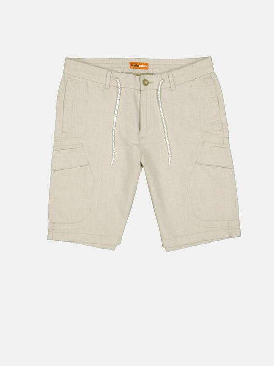 emilio adani Herren Cargo-Bermuda regular Beige 35009