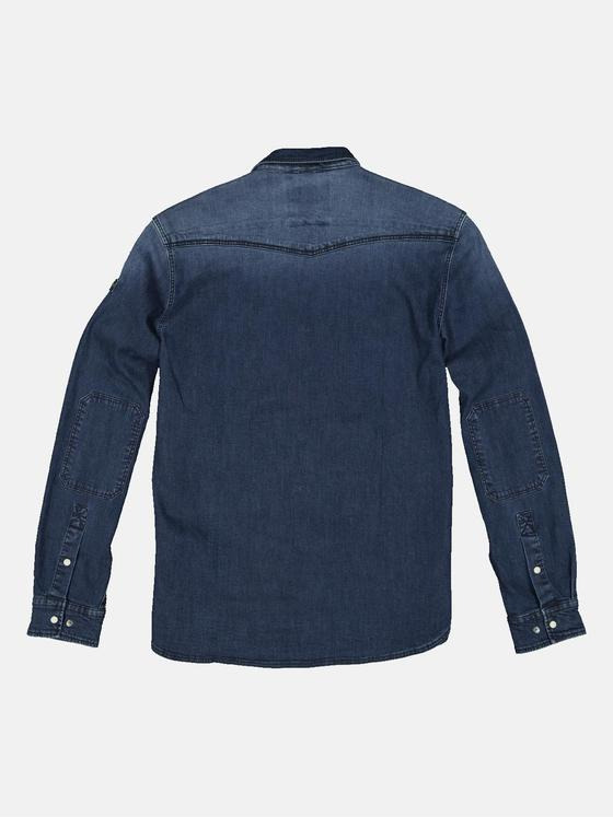 engbers Herren Langarm-Hemd regular Blau 34476