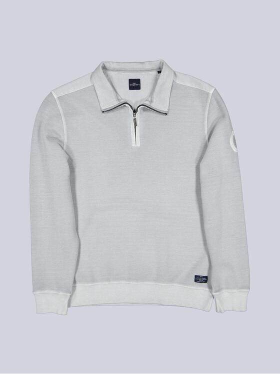 engbers Herren Sweatshirt in Satin-Warenqualität Hellgrau 39426