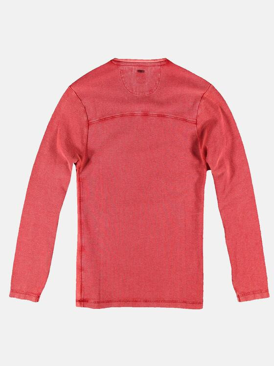 engbers Herren Henley Shirt Tomatenrot 31115