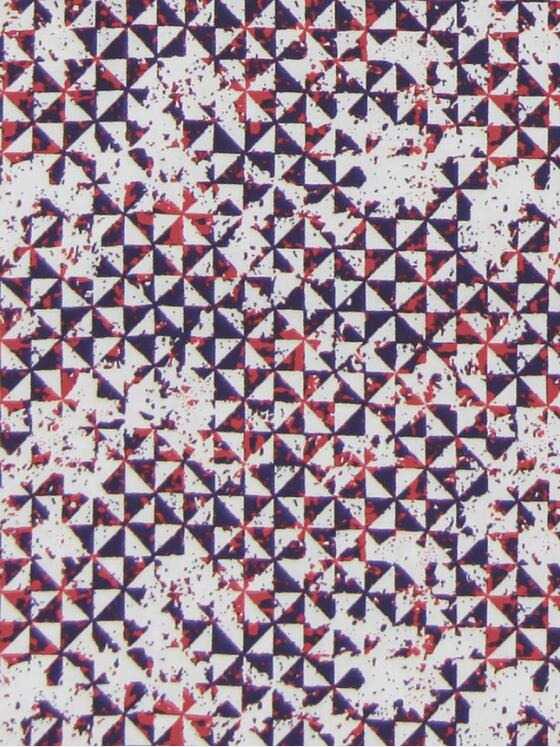 engbers Herren Kurzarm-Hemd gemustert Rot 31719