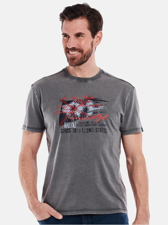 engbers Herren T-Shirt regular Kieselgrau 35066