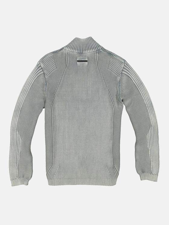 emilio adani Herren Pullover Polokragen Grau 33813
