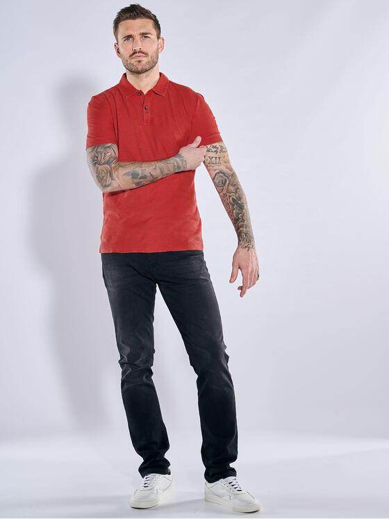 emilio adani Herren Polo-Shirt slim fit Orange 38304
