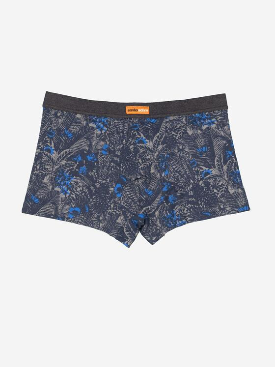 emilio adani Herren Boxershorts gemustert Blau 37349