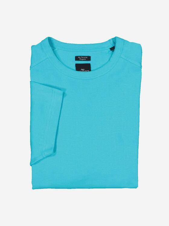 engbers Herren Basic-Shirt "My Favorite" organic Türkis 37096