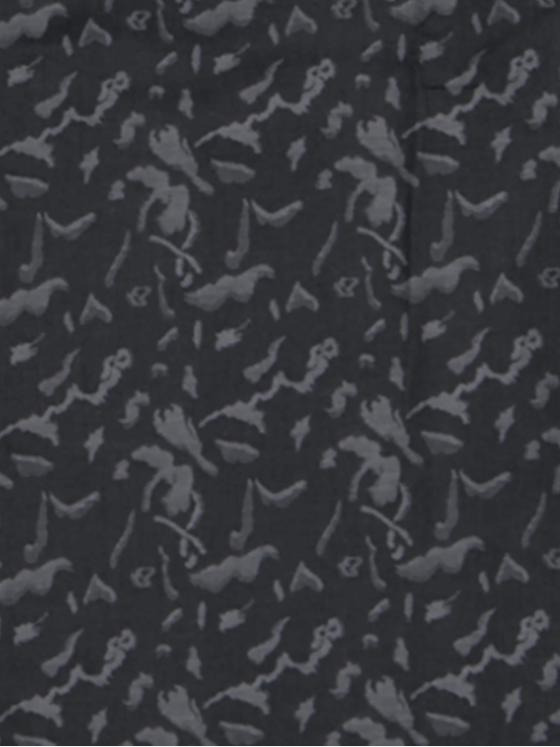 ENGBERS GERMANY Herren Langarm-Hemd gemustert Anthrazit 33798