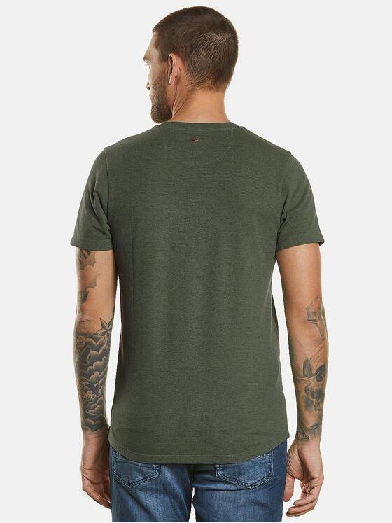 emilio adani Herren T-Shirt uni Grün 34346