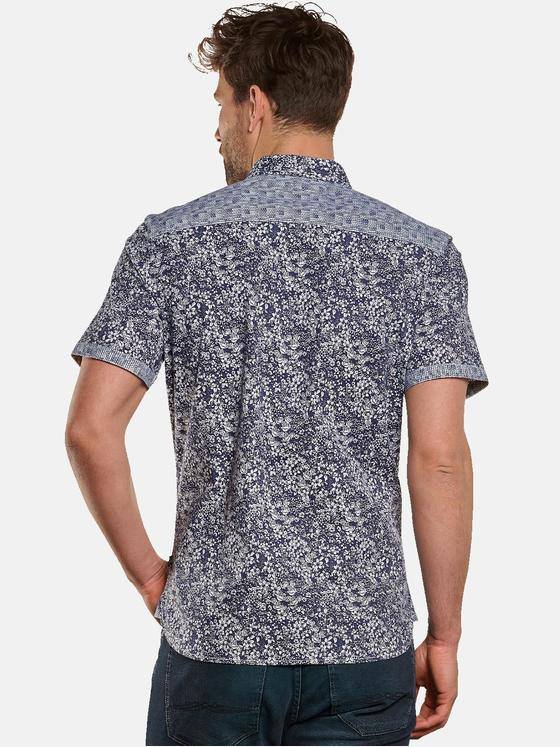 engbers Herren Hemd kurzarm Blau 32216