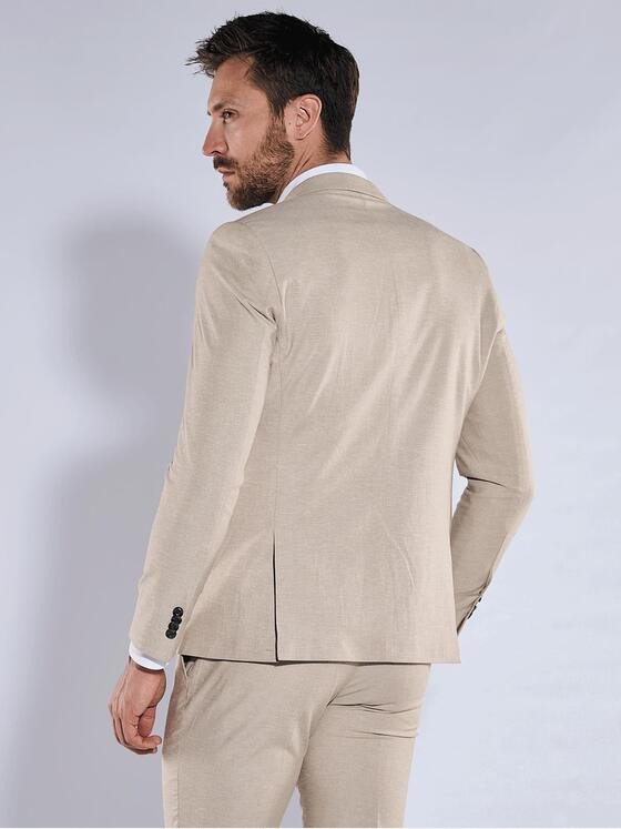 emilio adani Herren Anzug-Sakko slim fit Beige 36536