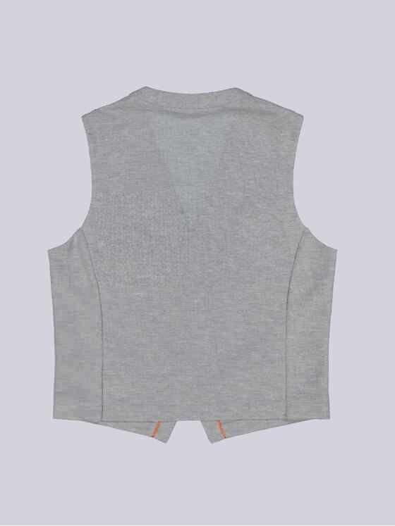 emilio adani Herren Sakko-Weste slim fit Grau 36378