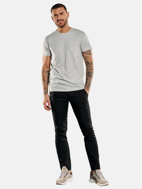 emilio adani Herren T-Shirt gestreift Grau 33273