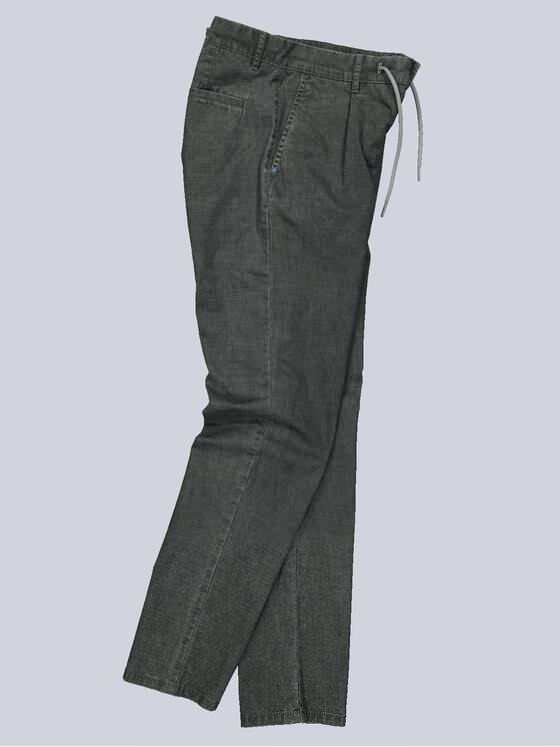 ENGBERS GERMANY Herren Chino mit Tunnelzug Dunkelgrau 34655
