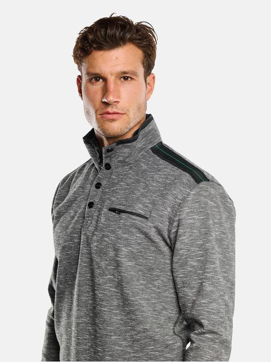 engbers Herren Sweatshirt mit Stehkragen Anthrazit 33837