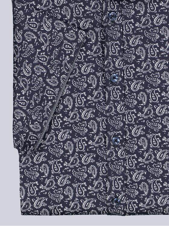 engbers Herren Kurzarm-Hemd "My Favorite" Blau 36299