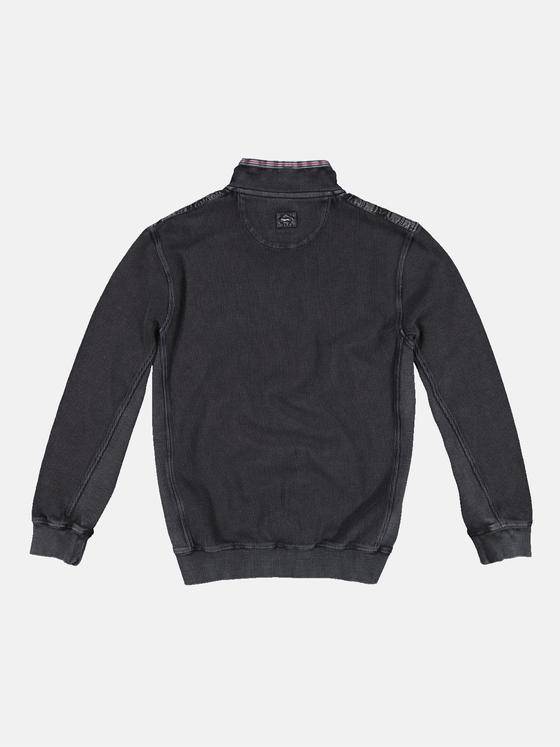 engbers Herren Sweatshirt Stehkragen Schwarz 33739