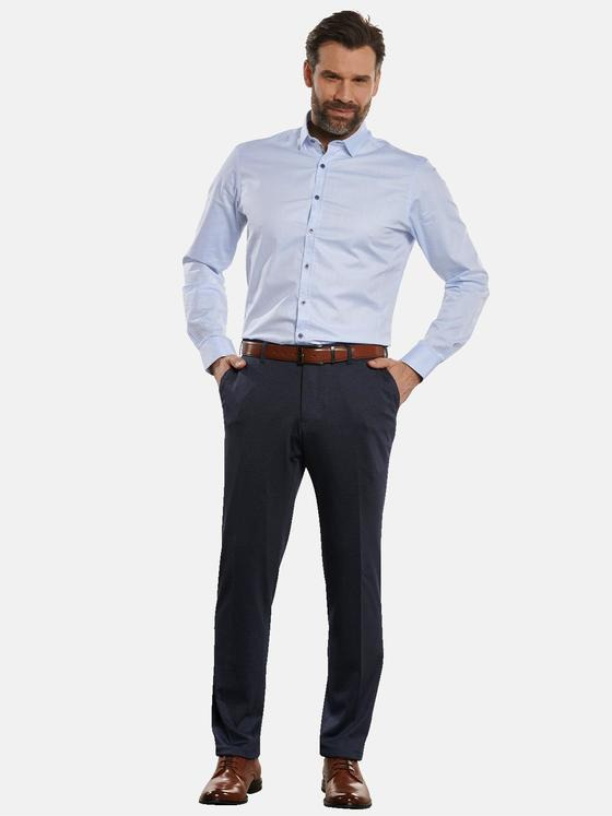 engbers Herren Langarm-Hemd "My Favorite" Hellblau 32814