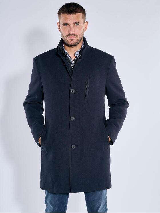 Herren Mantel mit heraustrennbarem Inlet in Saphirblau kaufen