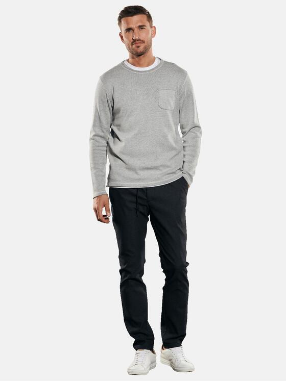 emilio adani Herren Pullover slim fit Grau 35248