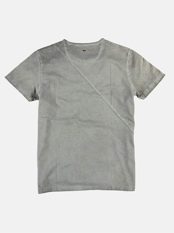 emilio adani Herren Rundhals T-Shirt Grau 23660
