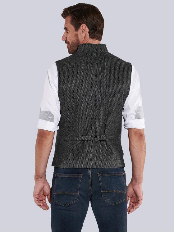 engbers Herren Sakko-Weste mit Zipper Grau 36007