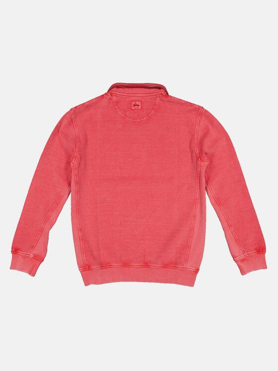 engbers Herren Sweatshirt Stehbund Tomatenrot 32718