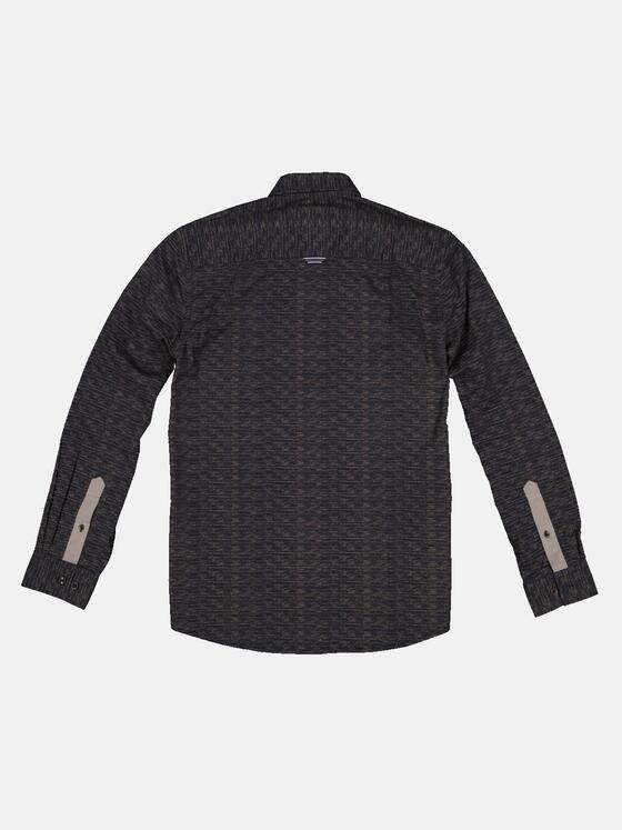 engbers Herren Langarm-Hemd meliert Anthrazit 33371