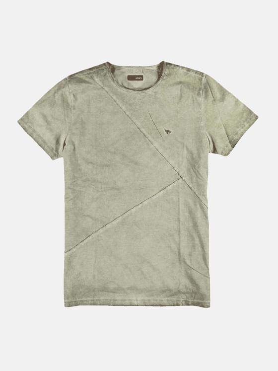 emilio adani Herren Rundhals T-Shirt Weiß 23892