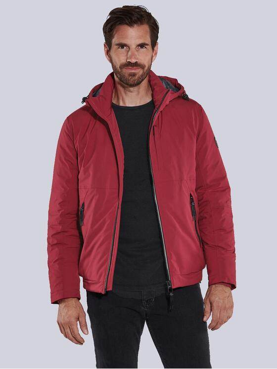 engbers Herren Jacke mit abnehmbarer Kapuze Rot 35425