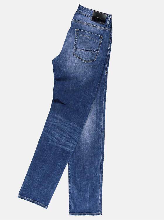 emilio adani Herren Modisch gewaschene Jeans mit schmaler Passform Blau 30297