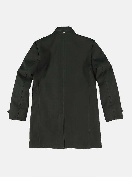 emilio adani Herren Mantel mit heraustrennbarem Inlet Schwarz 31999